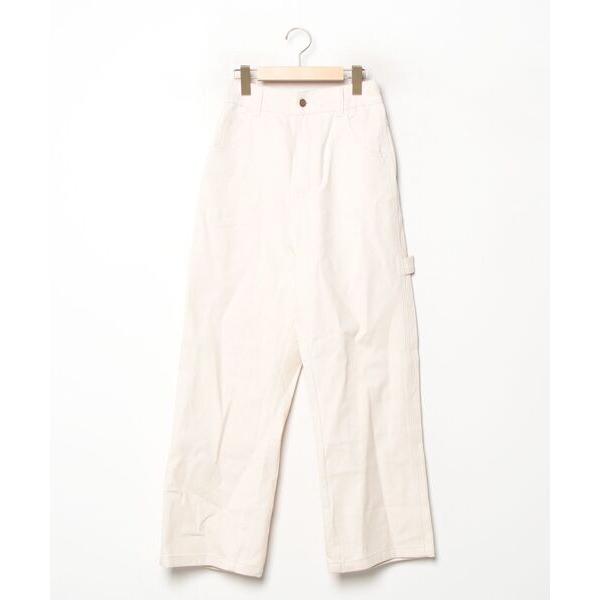 「Java」 デニムパンツ LARGE ホワイト レディース
