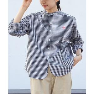 「DANTON」 長袖ブラウス 38 ブラック レディース