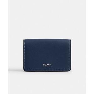 ミニトライフォールド ika】COACH 【H ウォレット／ネイビー レディース ウォレット トライフォールド ミニ 財布 COACH（コーチ） 小物