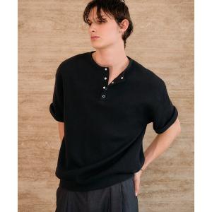 ヘンリーネック tシャツ Snap Button Thermal Henry Neck T / スナップボタンサーマルヘンリーネックT メンズ レディース