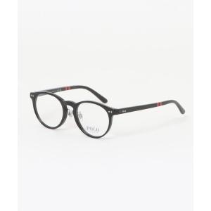 伊達メガネ メガネ 眼鏡 「POLO RALPH LAUREN/ポロラルフローレン」ラウンド メガネ PH2297F 5001 48  ブラック