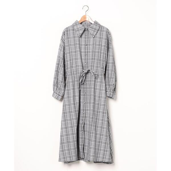 「RUBY AND YOU」 シャツワンピース FREE ブラック レディース