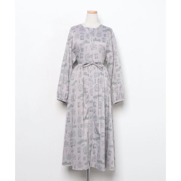 「RUBY AND YOU」 長袖ワンピース - グレー レディース