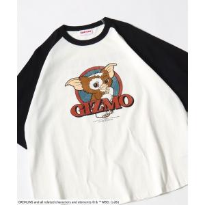 tシャツ GREMLINS（グレムリン）GIZMO ギズモ プリント ラグランTシャツ/バックプリント/ビッグシルエット メンズ レディース