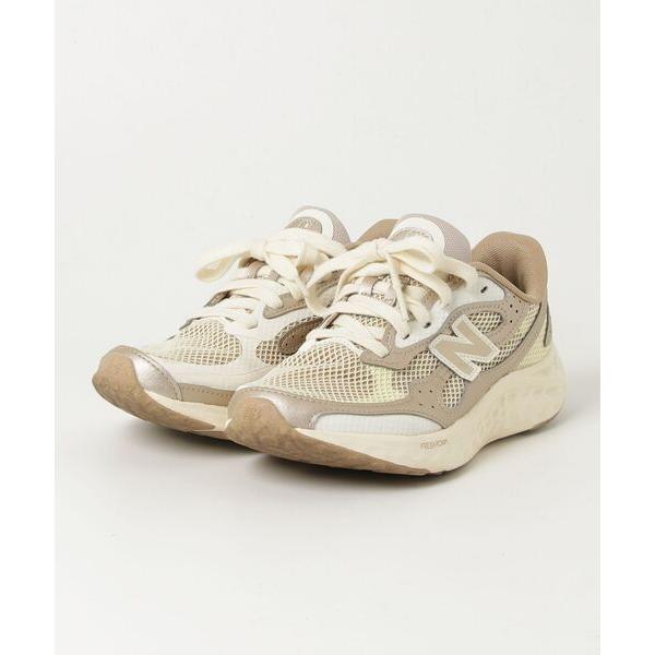 「New Balance」 ローカットスニーカー 23.5cm ベージュ レディース
