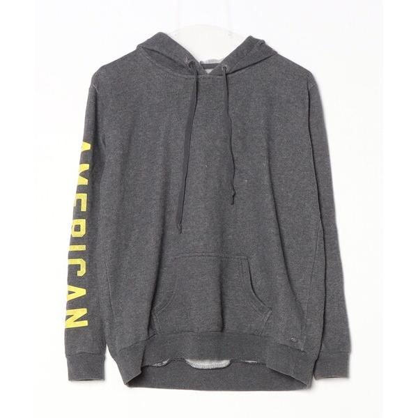 「American Eagle」 プルオーバーパーカー X-SMALL グレー レディース