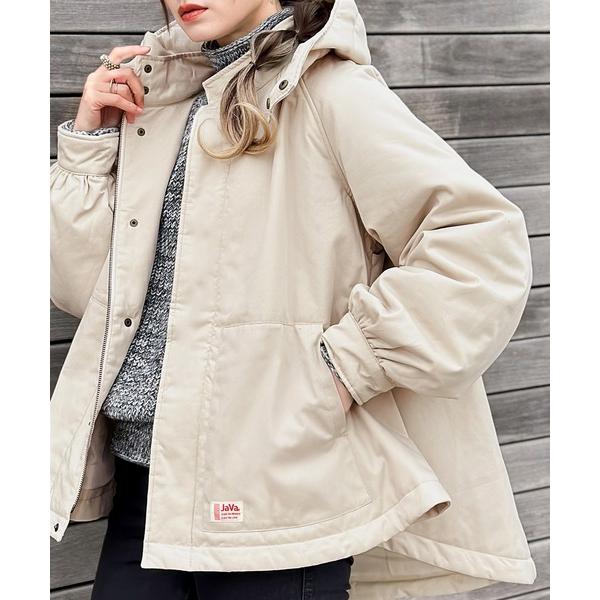 「Java」 マウンテンパーカー X-LARGE アイボリー レディース