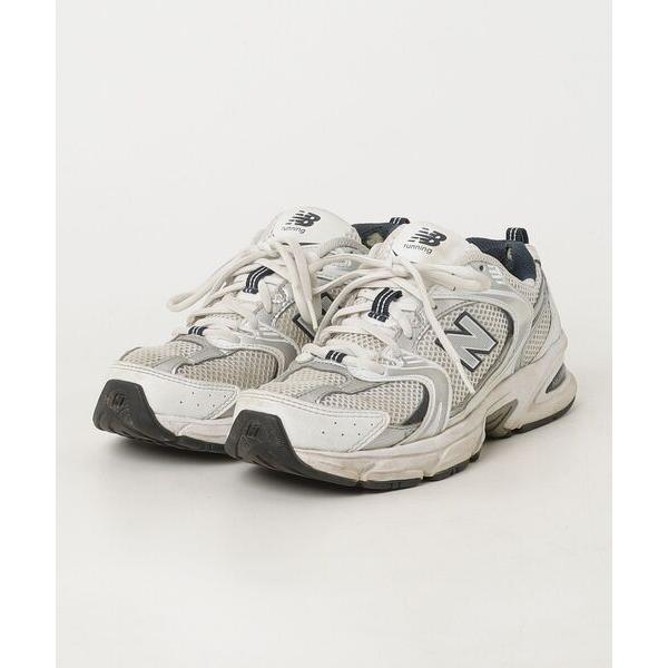 「New Balance」 ローカットスニーカー 23.5cm ホワイト レディース