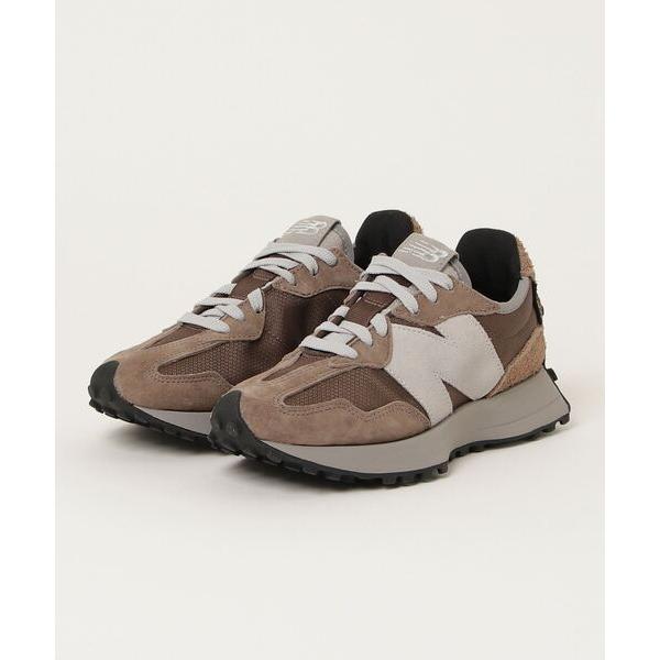 「New Balance」 ローカットスニーカー 24.5cm ブラウン レディース