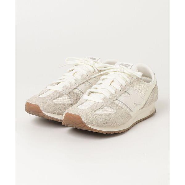 「New Balance」 ローカットスニーカー 24.0cm ベージュ レディース