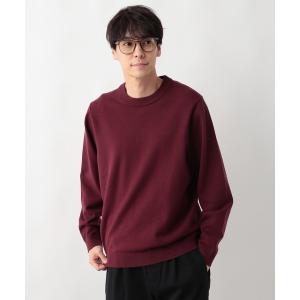 「GLOBAL WORK」 長袖ニット MEDIUM ブラウン メンズ