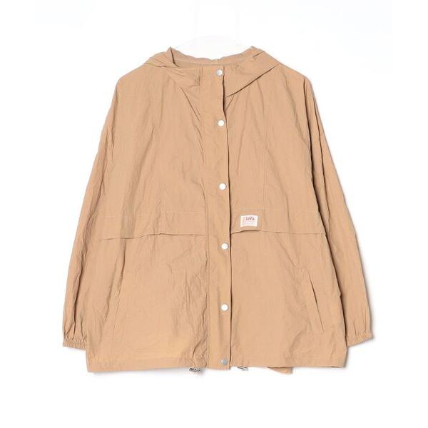 「Java」 ナイロンブルゾン SMALL ベージュ レディース