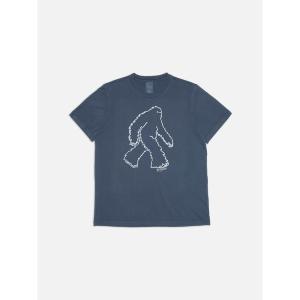 tシャツ Nudie Jeans/ヌーディージーンズ Roy / プリントTシャツ / Icy Tracks / Dark Blue メンズ