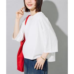 uvカット tシャツ 半袖 限定展開　「接触冷感・吸水速乾・UVカット・抗菌・防臭」STORATECH(ストラテック) クロップド ワイド Tシャツ