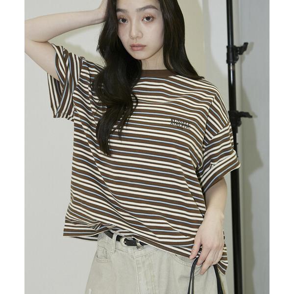 tシャツ RUSSELL ATHLETIC × PUBLUX/ラッセルアスレチック 別注 ロゴ ボー...
