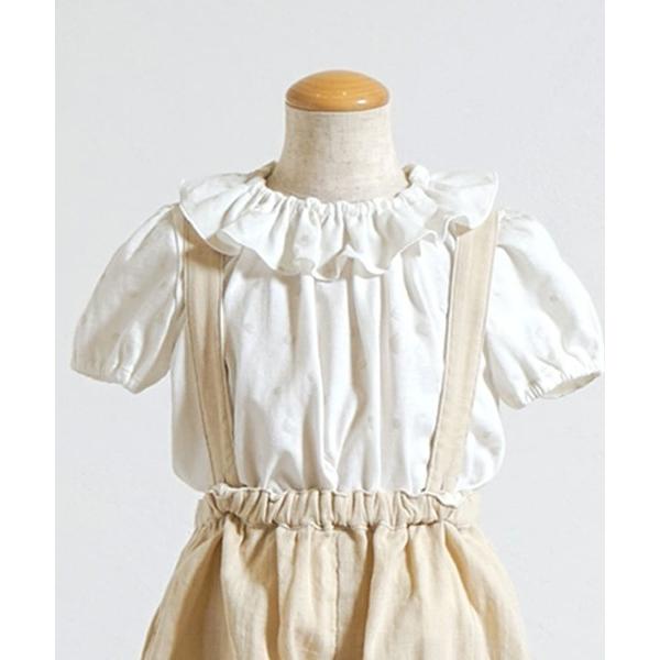 ブラウス シャツ 「NAOMI ITO(ナオミイトウ)」 フリル襟トップス 80・90・100cm ...