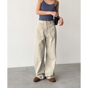 パンツ El mar　ウォッシングベイカーパンツ レディース