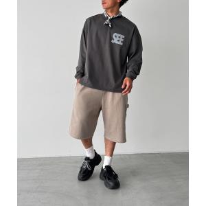 パンツ choice_cnl　スウェットワークハーフパンツ レディース メンズ