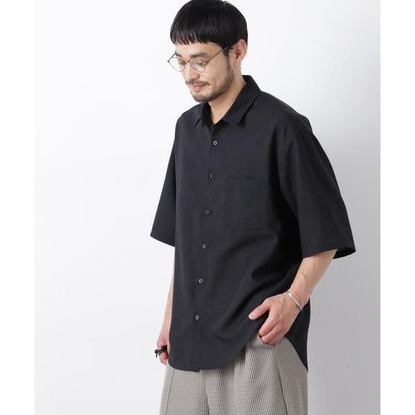 シャツ 半袖 テックリネンシャツ 半袖(セットアップ可) メンズ