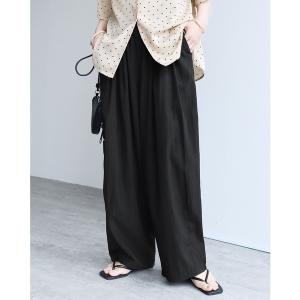 パンツ イージーワイドコクーンパンツ レディース