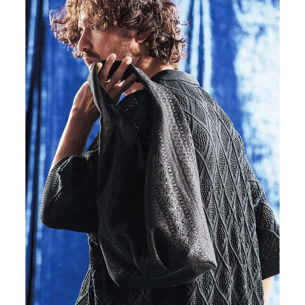 トートバッグ mko13527-Sheer Lace Contrast Satin Daily To...