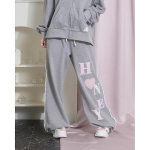 スウェットパンツ ジャージ バックフリルAPスウェットパンツ レディース