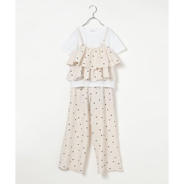 サロペット オーバーオール トクトク3リネンライクSET UP/641354 キッズ 子供服 女の子