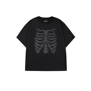 tシャツ Tシャツ｜Rhinestone Fire Bones Tee｜SUPPLIER メンズ レディース
