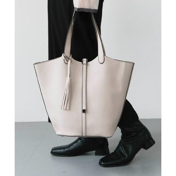 トートバッグ タッセル付きA4トートバッグ レディース