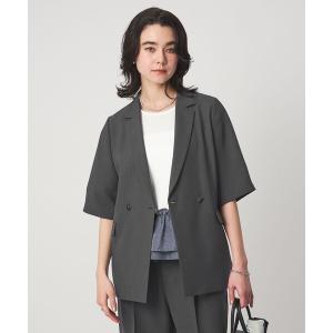 ジャケット テーラードジャケット エアシカル ハーフスリーブ ジャケット  マシンウォッシャブル 接触冷感 通気性 レディース｜ZOZOTOWN Yahoo!店