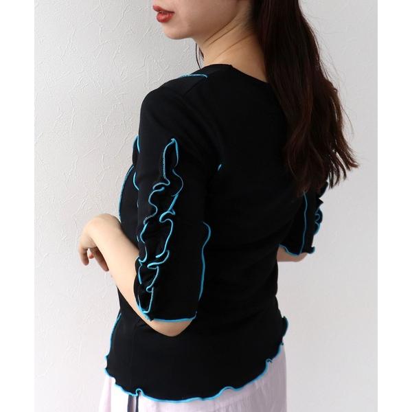 tシャツ 「MARECHAL TERRE / マルシャルテル」RUFFLE  SLEEVE TOPS...