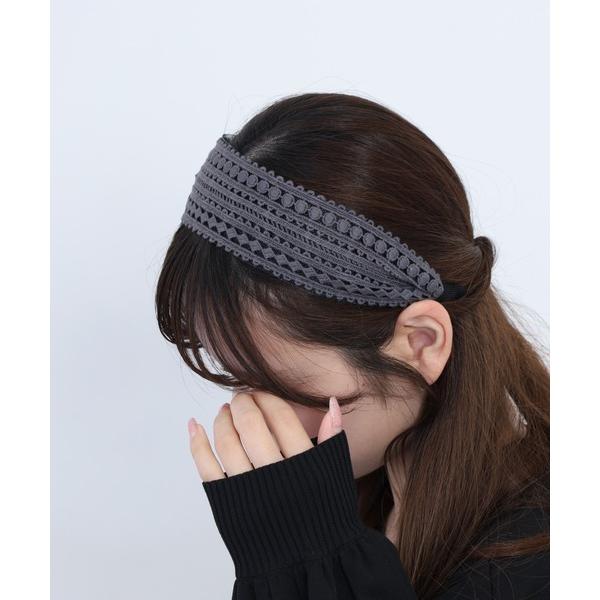 カチューシャ liberty select ワイドレースデザインカチューシャ