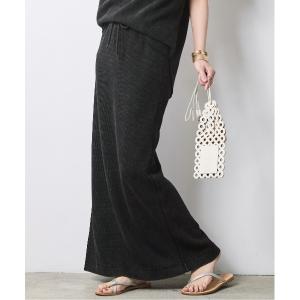 スカート 「セットアップ対応」ヴィンテージ加工サーマルロングスカート「大きいサイズ有」シックスタイル