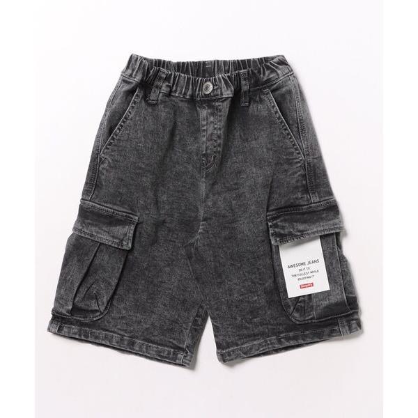 パンツ 「SimpLify/シンプリファイ」ケミカルウォッシュ カーゴ ハーフパンツ キッズ 子供服