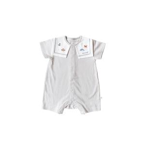ベビー服 ロンパース mocmof 水族館セーラーロンパース