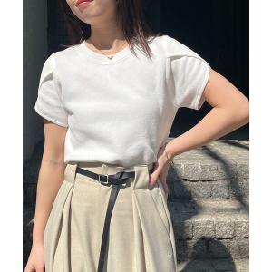 ニット セーター チューリップスリーブニット レディース