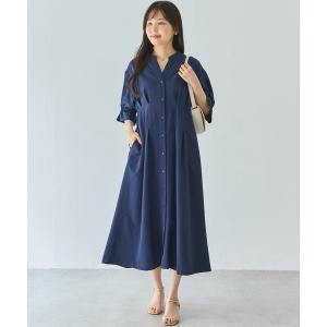 ワンピース ウエストタックシアーサッカーワンピース