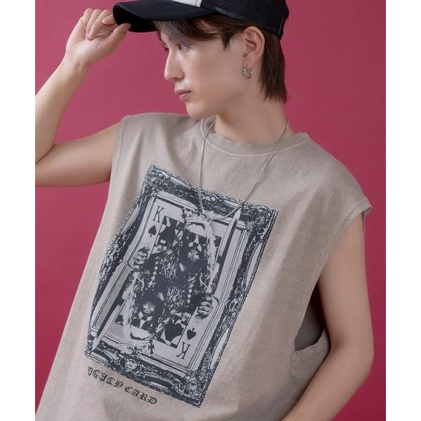 tシャツ 「SIDEWAYSTANCE」キングピグメントノースリーブTシャツ 70459 メンズ