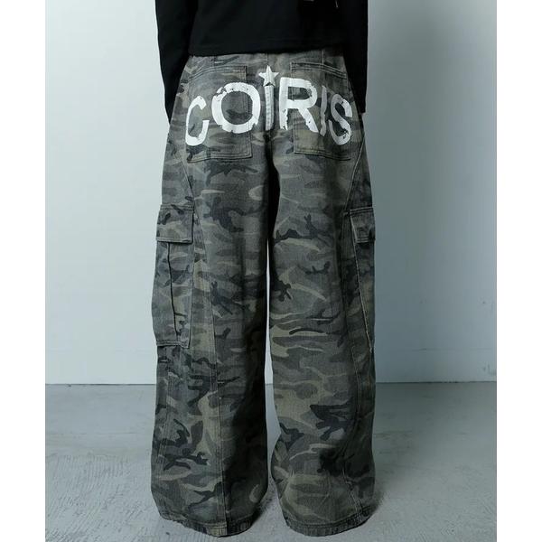 ワイドパンツ カーゴパンツ COIRISブランド直輸入正規品/マオン カモ カーゴ コットンパンツ ...