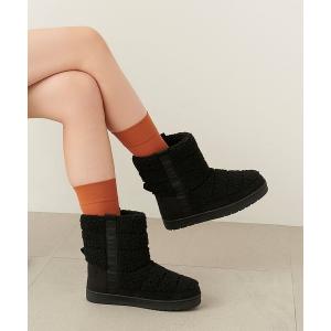 「PIPING HOT」 ショートブーツ 24.0cm ブラック レディース