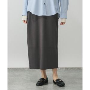「GLOBAL WORK」 ニットスカート LARGE チャコールグレー レディース