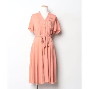 「nanette lepore」 半袖ワンピース 6 オレンジ レディース