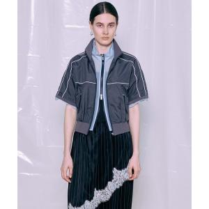 美品 TATRAS メッシュブルゾン カーキ 春夏 ジップジャケット レディース 美品 TATRAS メッシュブルゾン カーキ 春夏 ジップジャケット