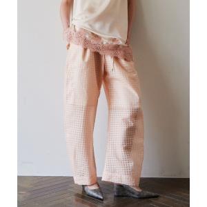 MAISON SPECIAL（メゾンスペシャル） パンツ Shadow Stripe Lace
