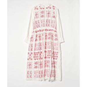 「haupia」 長袖ワンピース MEDIUM ホワイト レディース