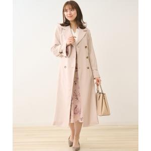 「LAISSE PASSE」 トレンチコート SMALL スモークピンク レディース