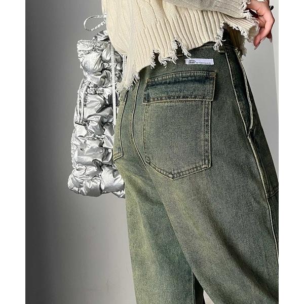 「Java」 デニムパンツ MEDIUM ブルー レディース