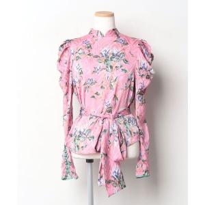 「KEITA MARUYAMA」 花柄長袖ブラウス「Lily Brownコラボ」 FREE ピンク レディース