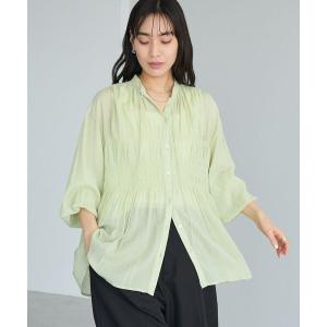 ブラウス シャツ ヴィンテージボイルロングスリーブブラウス レディース