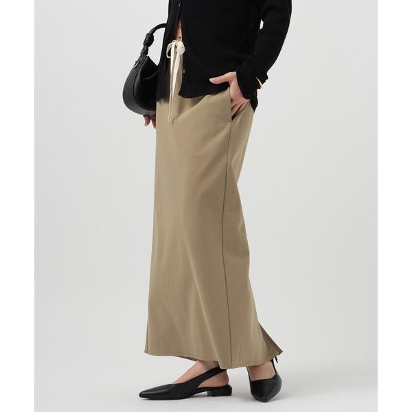 スカート 「ウエストゴム仕様」Iラインスカート